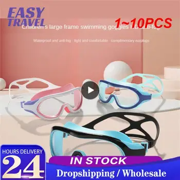 1-10 шт. Плавательные очки для близорукости, профессиональные противотуманные УФ-очки для плавания, мужские и женские спортивные очки для плавания с силиконовыми диоптриями