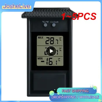 1 ~ 5ШТ Цифровой термометр для домашнего мониторинга температуры в помещении и на улице -20 ~ 50 ℃ Максимальный и минимальный термометр для садовой теплицы