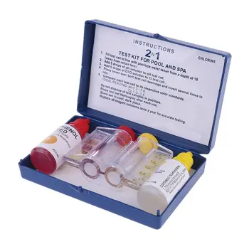 1 комплект для проверки качества воды с хлором, Тестер для тестирования бассейна Спа