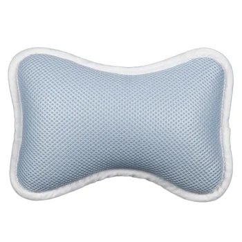 1 шт. нескользящая подушка для ванны с присосками, подголовник, спа-подушка, подушка для поддержки шеи и плеч (синий)