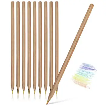 10 шт. Радужные цветные карандаши Разноцветные карандаши разных цветов для рисования в классе рисования в школе