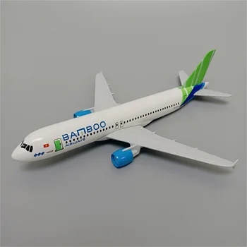 16 см Сплав Металла Air Vietnam Bamboo Airways Airlines Airbus 320 A320 Airlines Изготовленная на Заказ Модель Самолета Модель Самолета Стенд Самолета