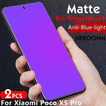 2 шт./лот, Матовое закаленное стекло для Xiaomi Poco X3 X4 X5 Pro, Защитная пленка для экрана Xiaomi Poco M3 M4 M5S M6 Pro (4 стиля)