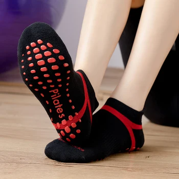 2023 Женские противоскользящие носки для йоги, женские носки для фитнеса, пилатеса, для женщин, профессиональные танцевальные носки для пилатеса, балета, хлопчатобумажные носки для спортзала
