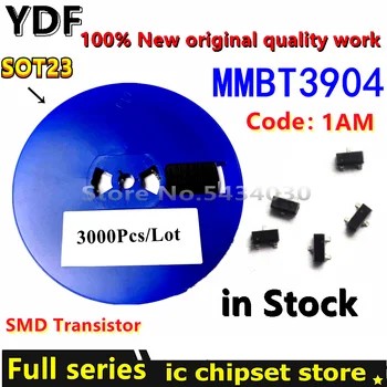(3000 шт./Лот) 100% Новый MMBT3904 2N3904 SOT23 1AM SMD транзистор SOT23-3