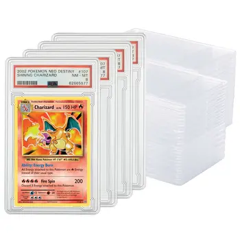 35pt, 90x65 мм, Держатель для карточек Pokemon, рукава для игры в Бейсбол, Спортивные альбомы для коллекционирования карточек, Протекторы, Жесткий пластиковый переплет