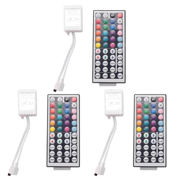 3X ИК-пульт дистанционного управления 44 клавиши для светодиодной ленты RGB