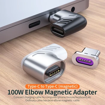 USB-разъем для передачи данных Type-C, кабель-адаптер для хоста, быстрая зарядка Samsung/Huawei, разъем Microusb, переходник на локоть 100 Вт/5А
