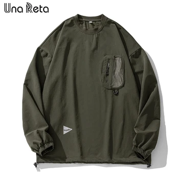 Una Reta, Быстросохнущая уличная толстовка, мужская уличная одежда, пуловеры в стиле хип-хоп, топы, спортивный костюм, толстовки унисекс в стиле Харадзюку