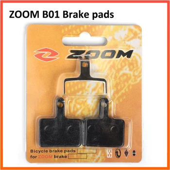 ZOOM B01 B01S Полуметаллические тормозные колодки для Shimano MT200/315/355/395/446 Гидравлический тормозной диск велосипеда 1 пара