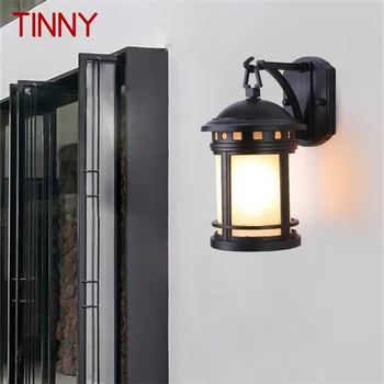 · Жестяной уличный ретро-настенный светильник, классические бра, водонепроницаемый IP65 светодиодный светильник для дома, виллы на крыльце