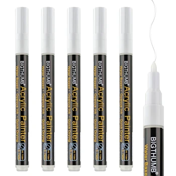 Белая Акриловая ручка для рисования, маркер, Универсальная ручка для рисования, оборудование для рукописного ввода, оборудование для проекта DIY Crafts