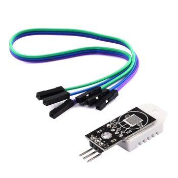 Высокоточный модуль цифрового датчика температуры и влажности AM2302 для домашнего использования DHT22 с кабелем для Arduino
