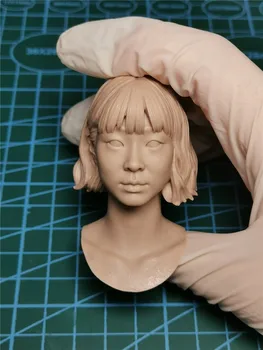 Куклы 1/6 Масштаба Kim Da Mi Head Sculpt Модель Для 12 дюймовых Фигурных Кукол Неокрашенная Голова Sculpt № 924
