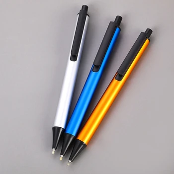 Металлическая шариковая ручка Выдвижная шариковая ручка многоразового использования Деловая ручка для подписи Прямая поставка