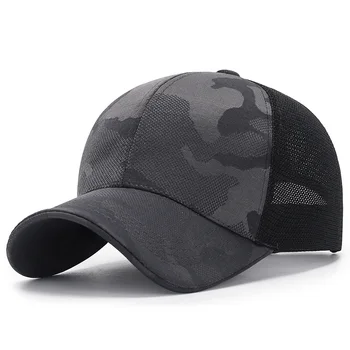 Мужская бейсболка, камуфляжные кепки для мужчин, сетчатая камуфляжная кепка, уличная крутая армейская военная охотничья спортивная кепка для мужчин