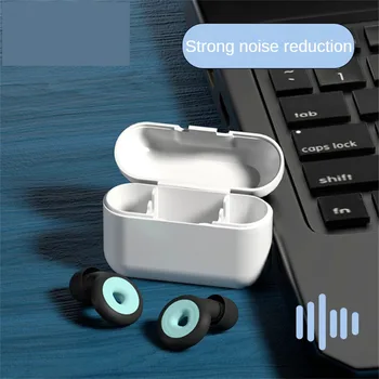Новые силиконовые затычки для ушей для плавания, Шумоподавляющие средства для шумоподавления сна, Звуконепроницаемые Затычки для ушей с шумоподавлением