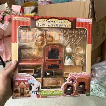 Новые японские куклы Sylvanian Families, Лесной игровой дом, детские игрушки, мебель для девочек, кухонная кровать на выбор