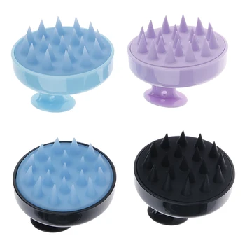 Новый производитель Силиконовый шампунь Spot Clean для кожи головы, расческа, Шампунь для массажа, щетка для ванны