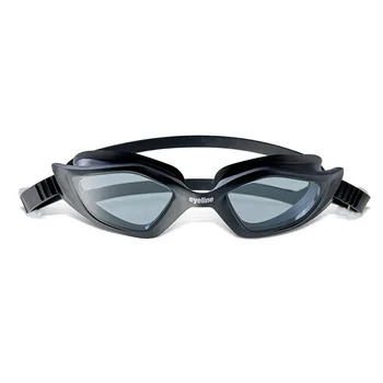 Очки для плавания в большой оправе Для взрослых Профессиональные противотуманные Водонепроницаемые очки с защитой от ультрафиолета Спортивные очки для плавания Мужские Женские очки для плавания