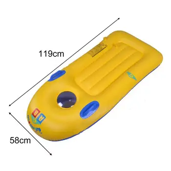 Плавающая игрушка для бассейна Доска для серфинга, прочная несущая доска для серфинга с ручкой, Водная развлекательная игрушка для бассейнов для развлечения