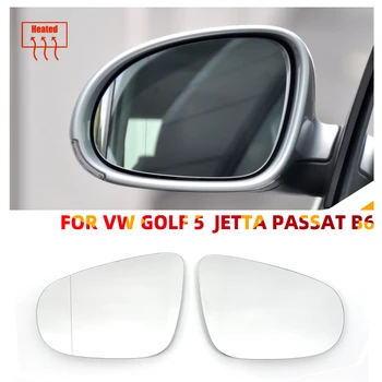 Прозрачная Стеклянная Линза Бокового Зеркала Заднего Вида С Подогревом Для Volkswagen Golf 5 MK5 GTI Variant R32 Plus Замена CrossFolf MK5