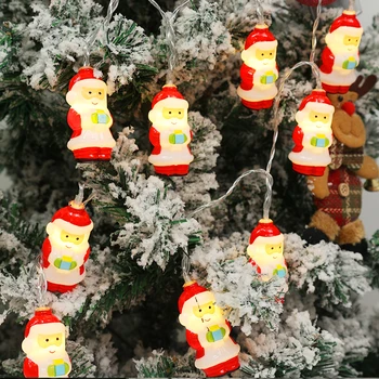 Рождественский декор, гирлянды, Санта-Клаус, Подвесной кулон, Украшение для Рождественской елки, Украшение для домашней новогодней вечеринки.