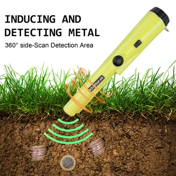 Ручной металлоискатель с точным определением GP-pointer Gold Metal Detector Статическая сигнализация с водонепроницаемым браслетом