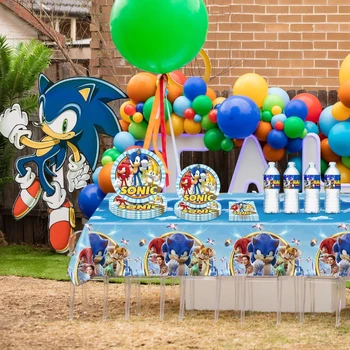 Украшение детского дня рождения Sonices Костюм с воздушным шаром Маска для вечеринки Одноразовый бумажный стаканчик Флаг Вставка для торта открытка Детское шоу