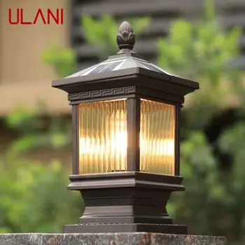 Уличный солнечный светильник ULANI, классический Ретро Водонепроницаемый светодиодный светильник для внутреннего двора, для украшения сада, балкона, виллы, настенный светильник