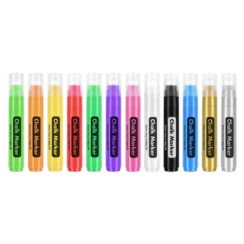 Цветной меловой маркер, жидкий меловой маркер, меловые маркерные ручки для сухого стирания