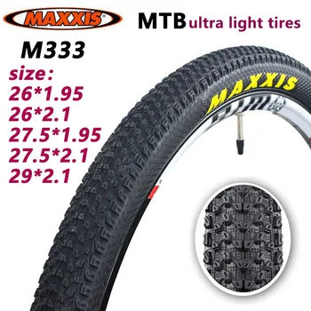 Шины для горных велосипедов Maxxis M333 PACE Сверхлегкие, устойчивые к ударам бескамерные шины 26/27,5/29 дюйма x 1.95/2.1/2.25 er для MTB off-road