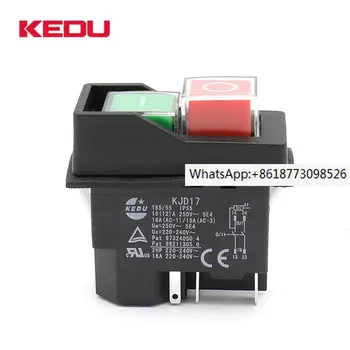 Электромагнитные переключатели KEDU KJD17 Кнопочный выключатель для садовых инструментов 4Pin 5Pin