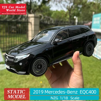1:18 2019 для Mercedes-Benz EQC400 электрический внедорожник коллекция моделей легкосплавных автомобилей, подарки для друзей и родственников