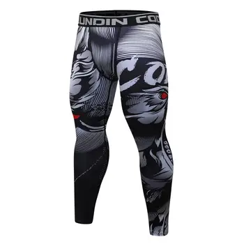 Мужские штаны для бега, эластичные спортивные леггинсы для бега, компрессионные колготки, брюки для бега, мужские леггинсы для фитнеса, штаны для йоги